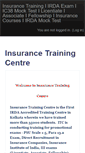 Mobile Screenshot of insurancetrainingcentre.com